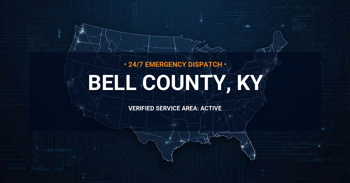 Emergency Plumbing Dispatch Map for Bell County Plumbing Logistics