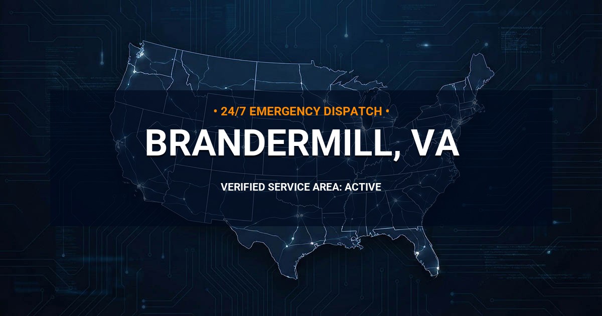 Emergency Plumbing Dispatch Map for Plumbing Services: Brandermill, VA