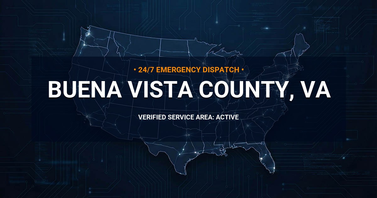 Emergency Plumbing Dispatch Map for Buena Vista County Plumbing Logistics