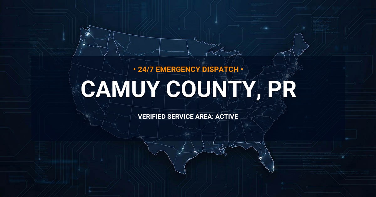 Emergency Plumbing Dispatch Map for Camuy County Plumbing Logistics