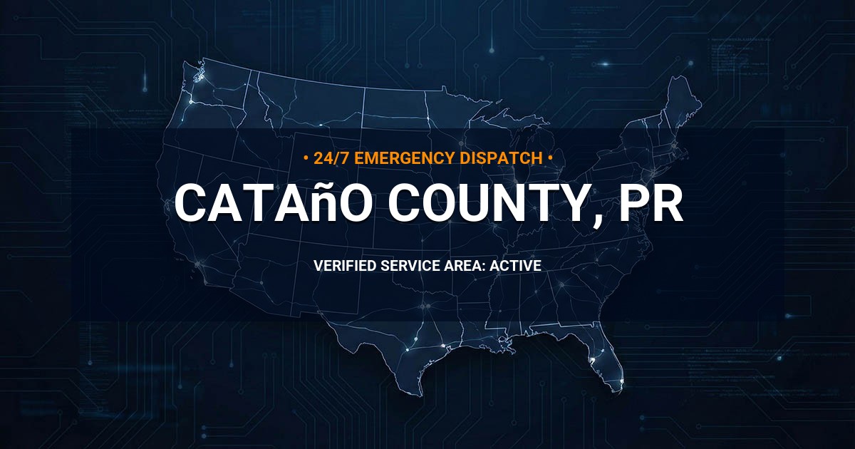 Emergency Plumbing Dispatch Map for Cataño County Plumbing Logistics