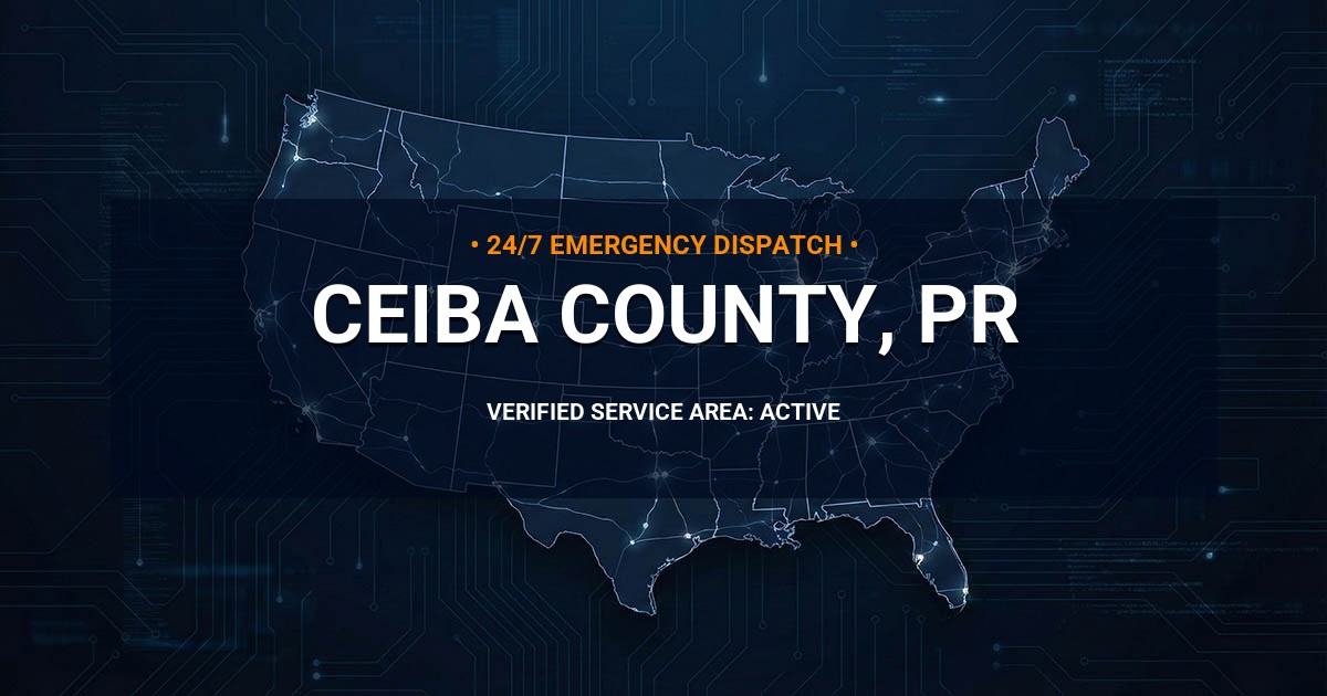 Emergency Plumbing Dispatch Map for Ceiba County Plumbing Logistics