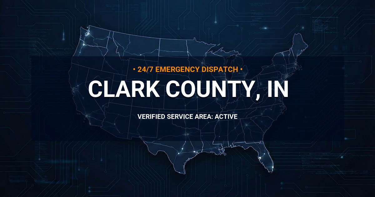 Emergency Plumbing Dispatch Map for Clark County Plumbing Logistics
