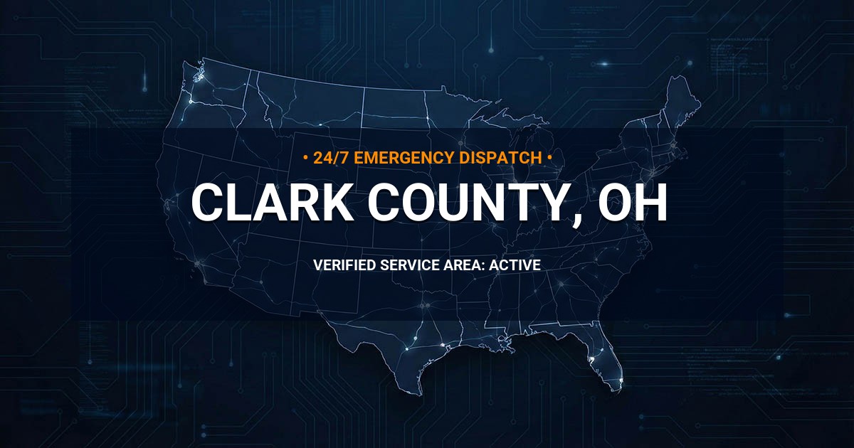 Emergency Plumbing Dispatch Map for Clark County Plumbing Logistics