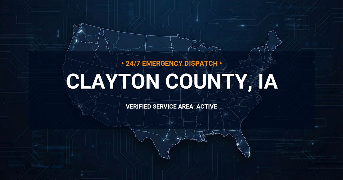 Emergency Plumbing Dispatch Map for Clayton County Plumbing Logistics