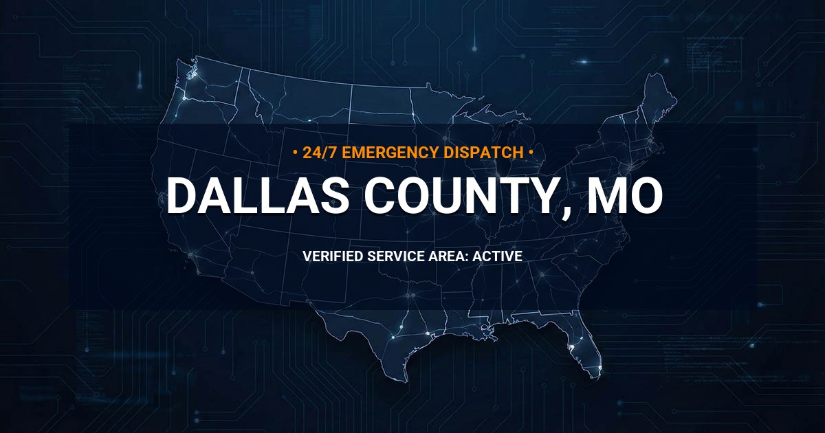 Emergency Plumbing Dispatch Map for Dallas County Plumbing Logistics