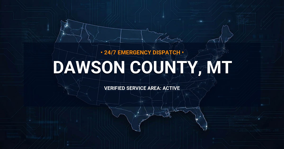Emergency Plumbing Dispatch Map for Dawson County Plumbing Logistics