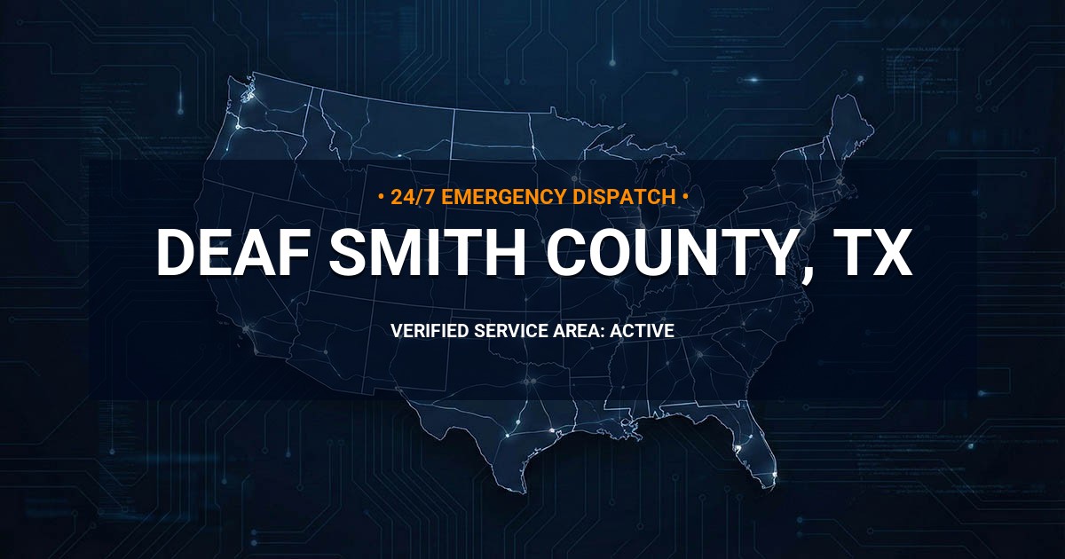 Emergency Plumbing Dispatch Map for Deaf Smith County Plumbing Logistics