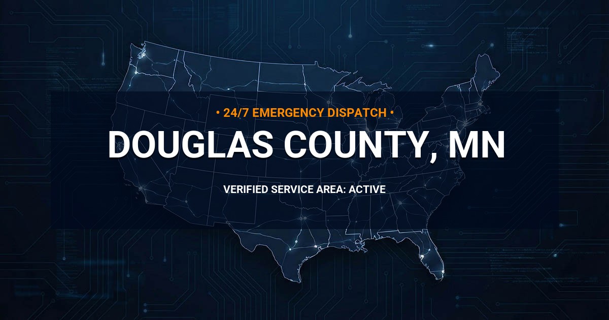 Emergency Plumbing Dispatch Map for Douglas County Plumbing Logistics