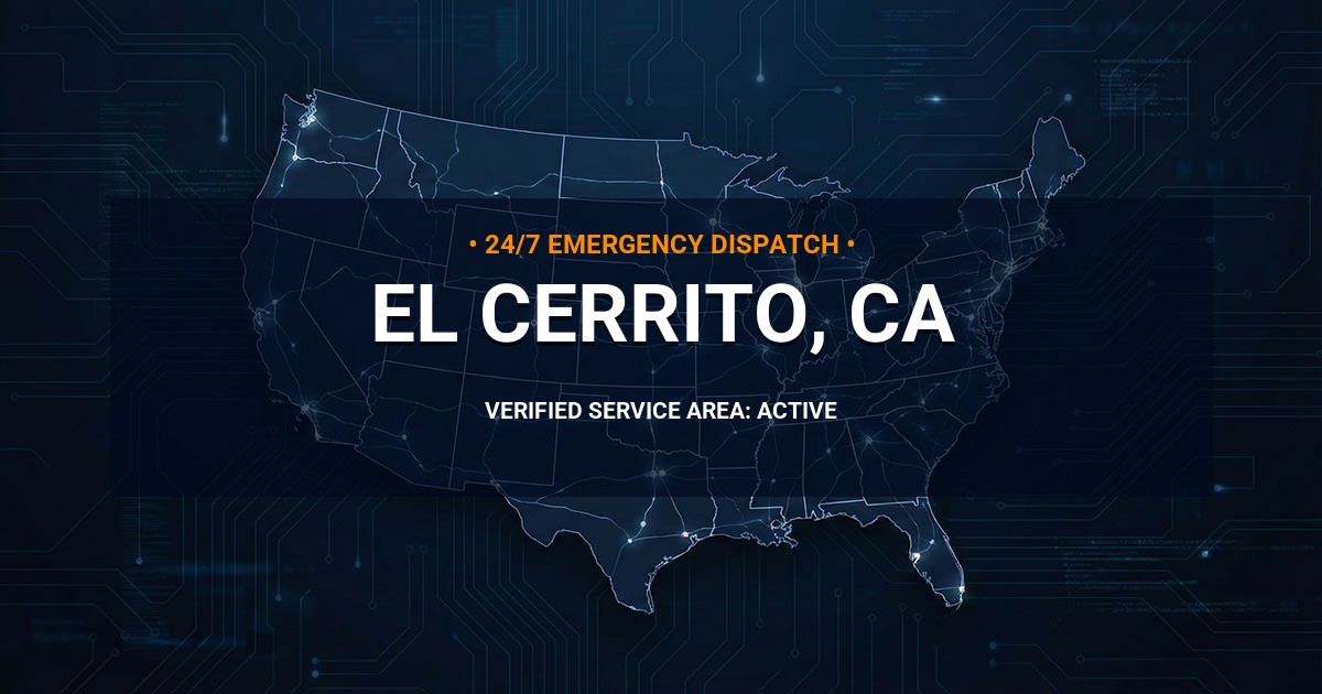 Emergency Plumbing Dispatch Map for Plumbing Services: El Cerrito, CA