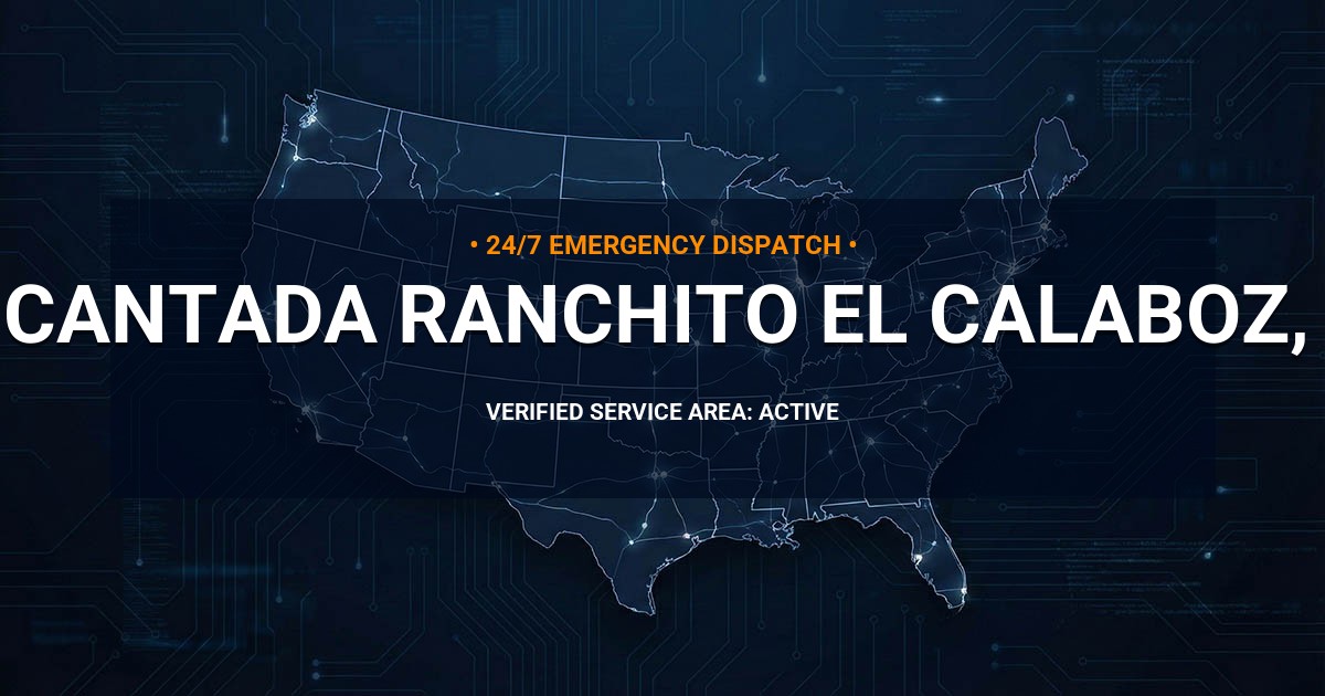 Emergency Plumbing Dispatch Map for Plumbing Services: Encantada-Ranchito-El Calaboz, TX