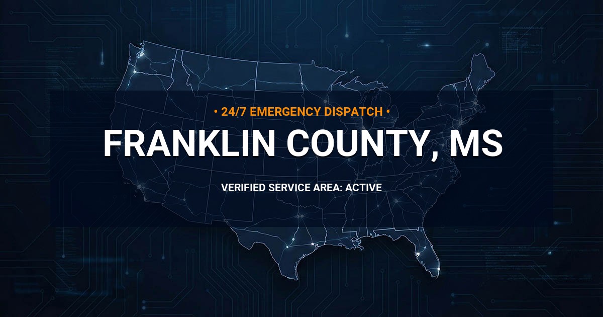 Emergency Plumbing Dispatch Map for Franklin County Plumbing Logistics