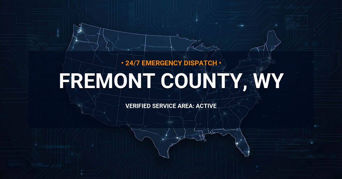 Emergency Plumbing Dispatch Map for Fremont County Plumbing Logistics