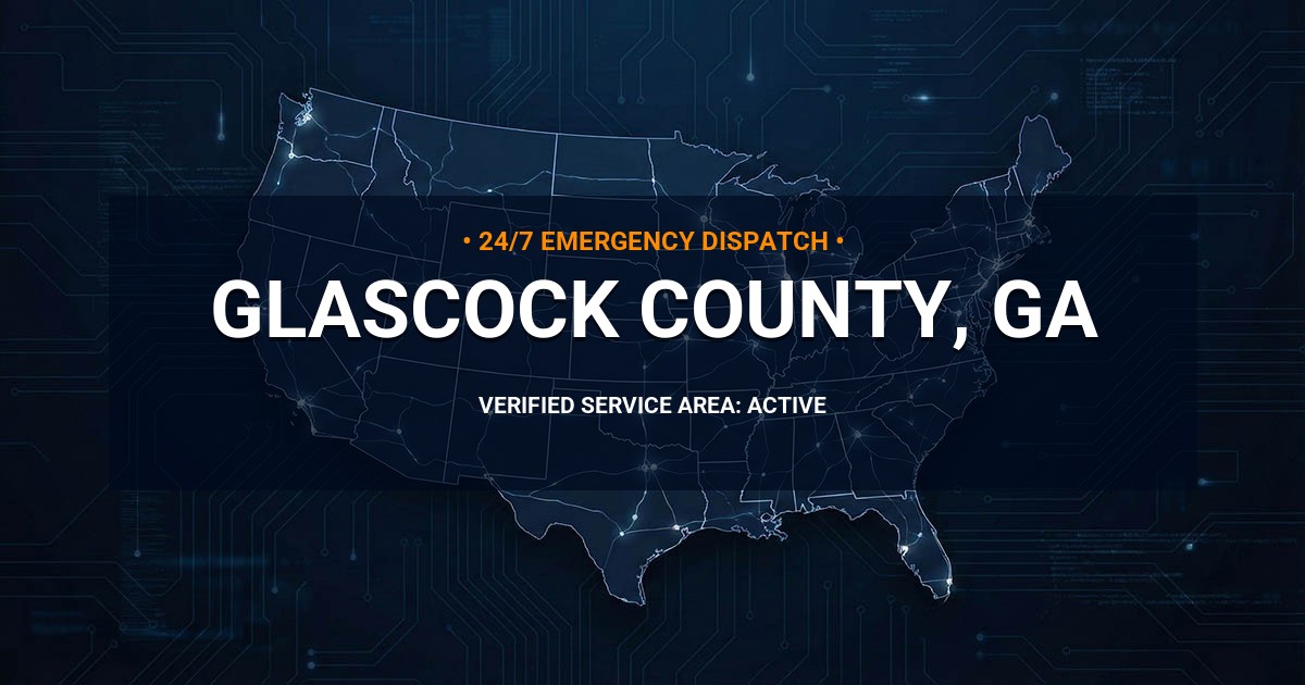 Emergency Plumbing Dispatch Map for Glascock County Plumbing Logistics