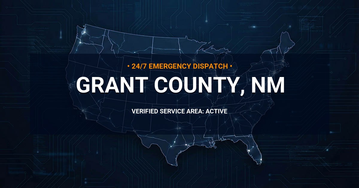 Emergency Plumbing Dispatch Map for Grant County Plumbing Logistics