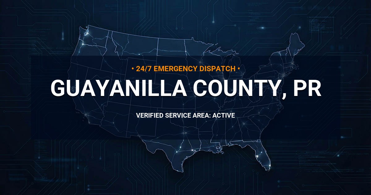 Emergency Plumbing Dispatch Map for Guayanilla County Plumbing Logistics
