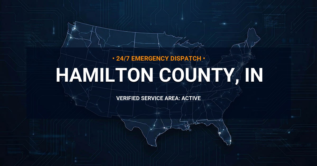 Emergency Plumbing Dispatch Map for Hamilton County Plumbing Logistics