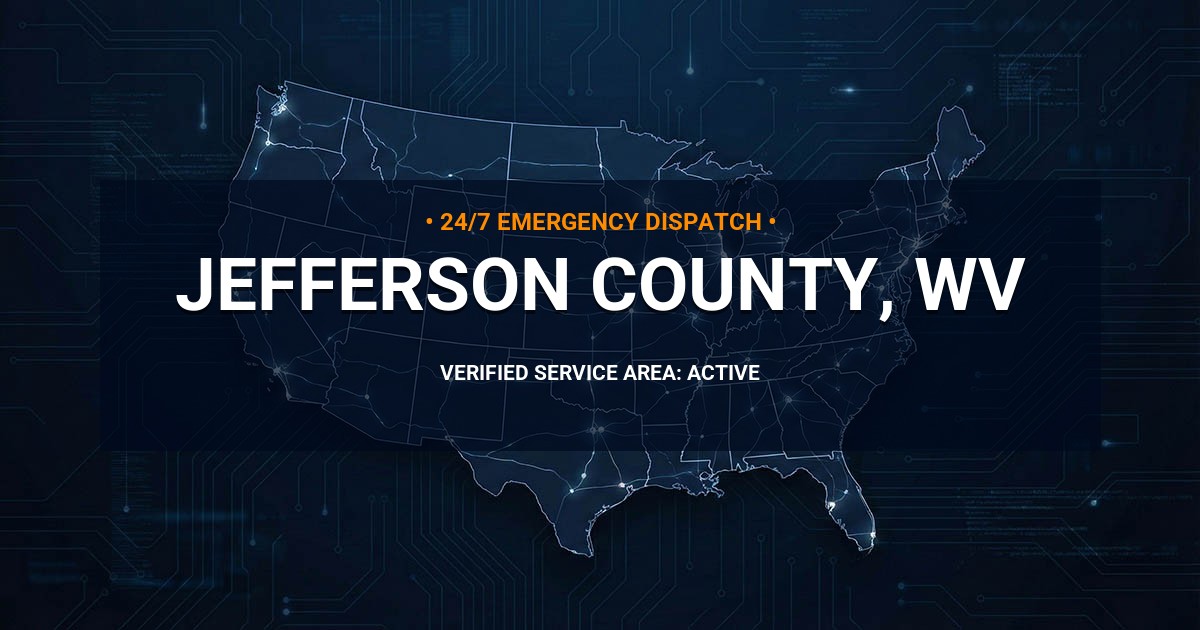 Emergency Plumbing Dispatch Map for Jefferson County Plumbing Logistics