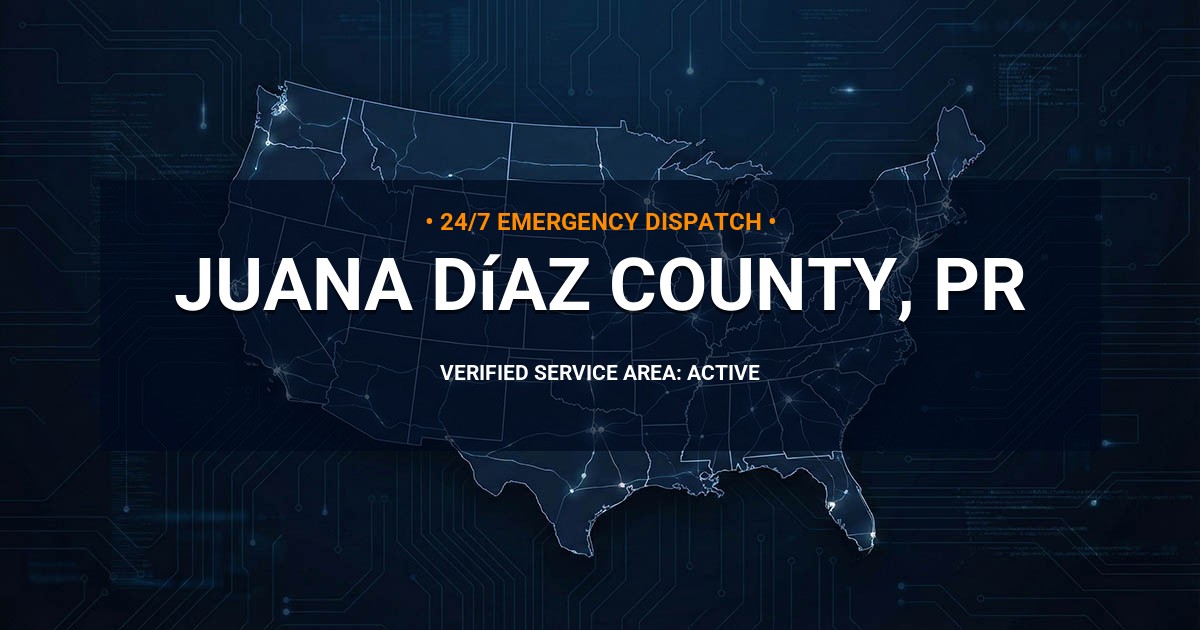 Emergency Plumbing Dispatch Map for Juana Díaz County Plumbing Logistics