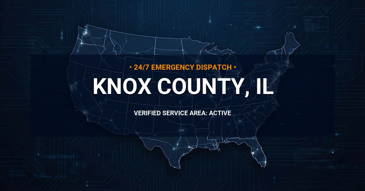 Emergency Plumbing Dispatch Map for Knox County Plumbing Logistics