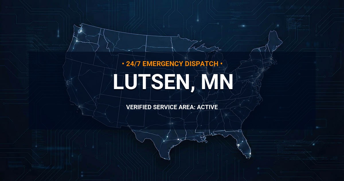 Emergency Plumbing Dispatch Map for Plumbing Services: Lutsen, MN