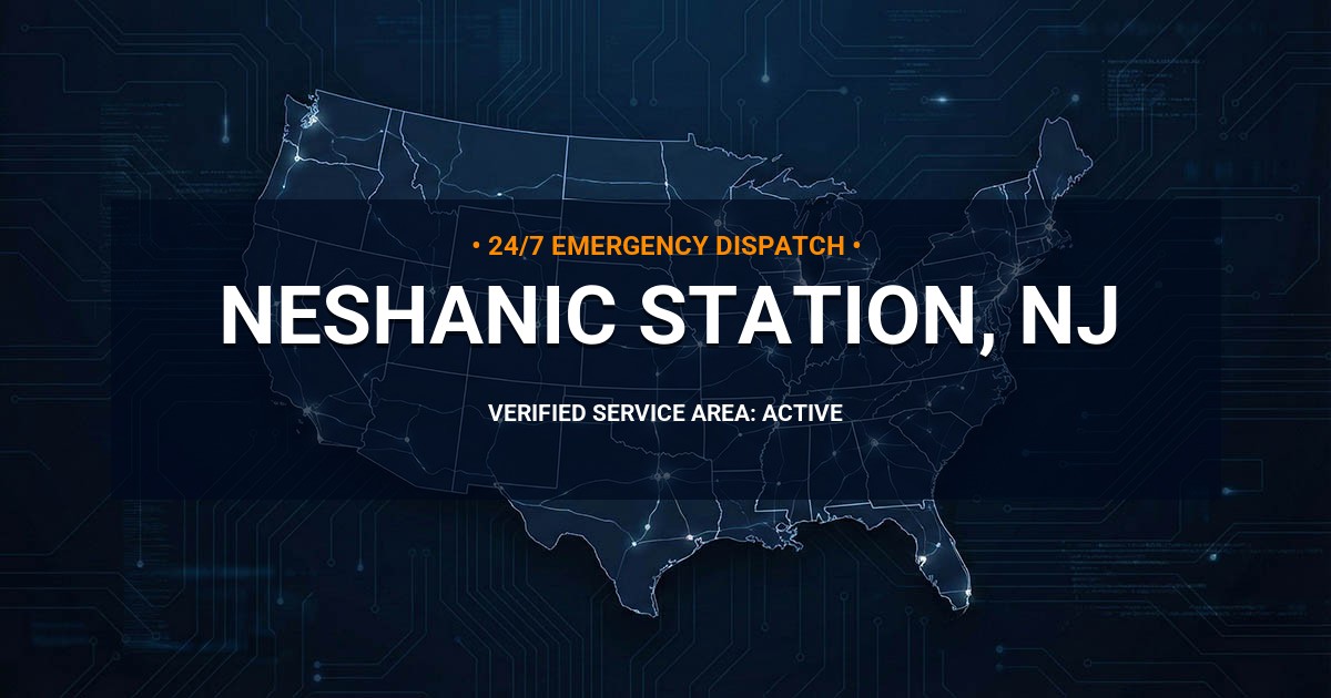 Emergency Plumbing Dispatch Map for Plumbing Services: Neshanic Station, NJ