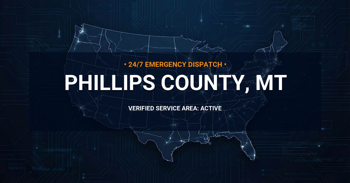 Emergency Plumbing Dispatch Map for Phillips County Plumbing Logistics