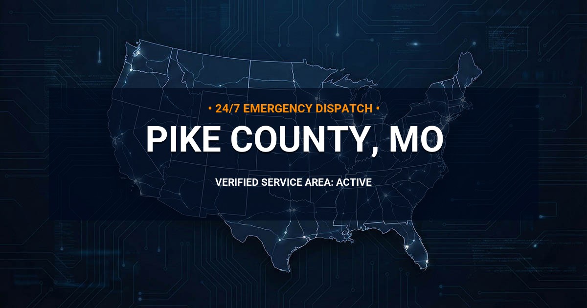 Emergency Plumbing Dispatch Map for Pike County Plumbing Logistics