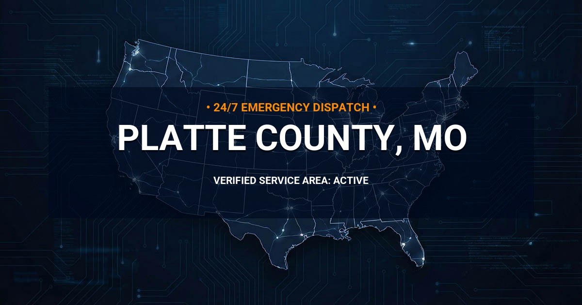 Emergency Plumbing Dispatch Map for Platte County Plumbing Logistics