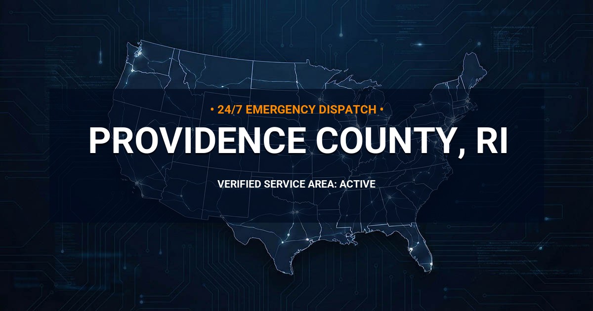 Emergency Plumbing Dispatch Map for Providence County Plumbing Logistics
