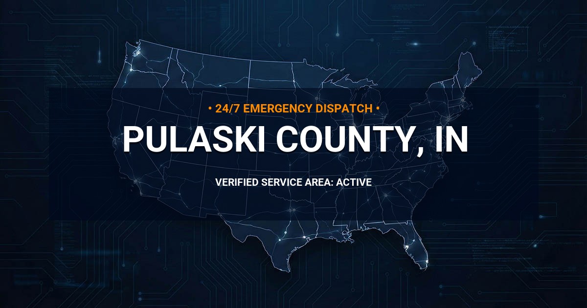 Emergency Plumbing Dispatch Map for Pulaski County Plumbing Logistics