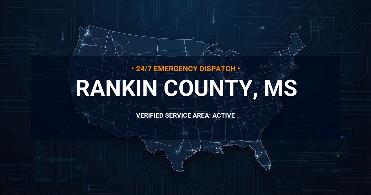 Emergency Plumbing Dispatch Map for Rankin County Plumbing Logistics