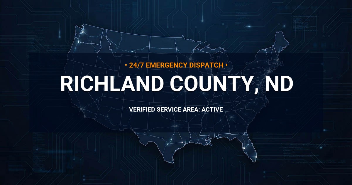 Emergency Plumbing Dispatch Map for Richland County Plumbing Logistics