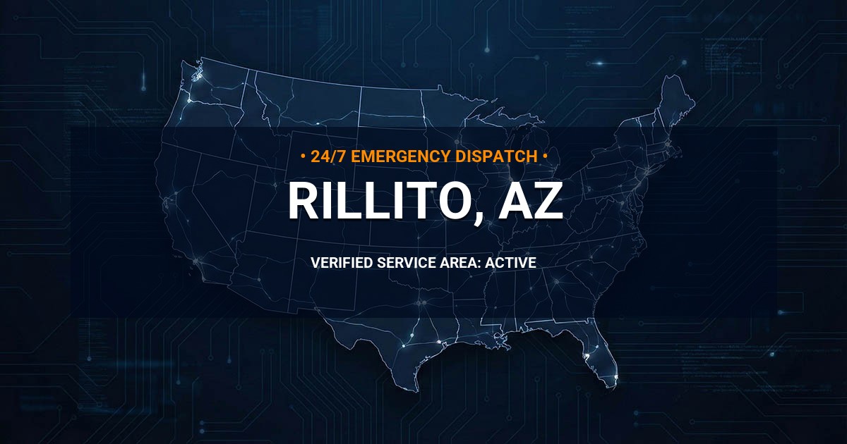 Emergency Plumbing Dispatch Map for Plumbing Services: Rillito, AZ