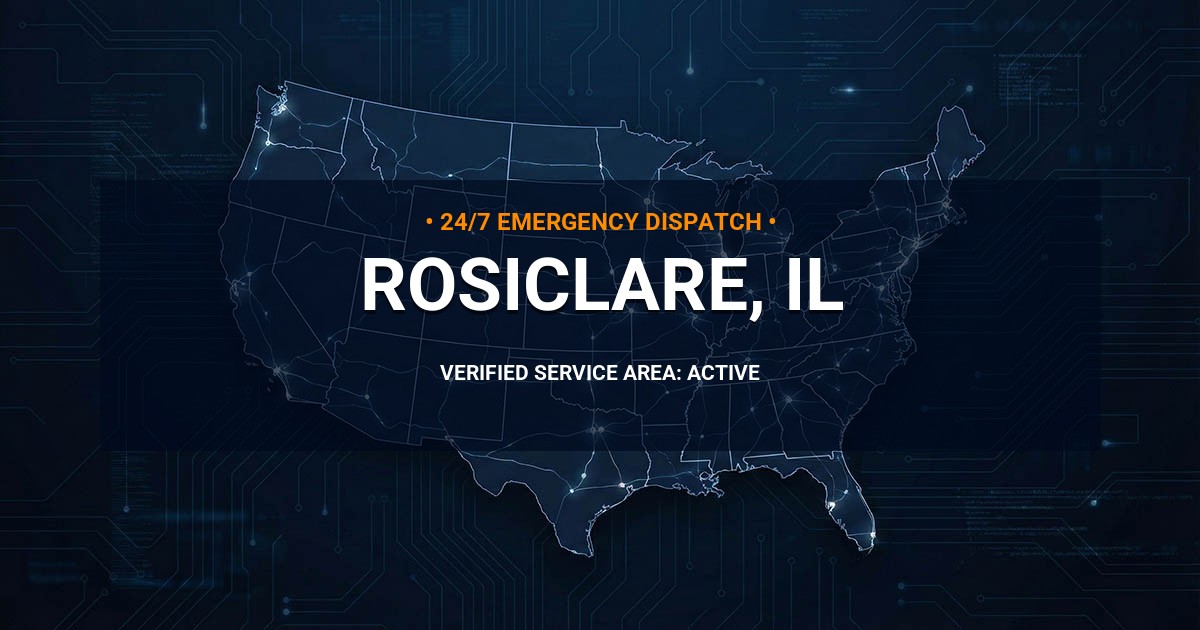 Emergency Plumbing Dispatch Map for Plumbing Services: Rosiclare, IL