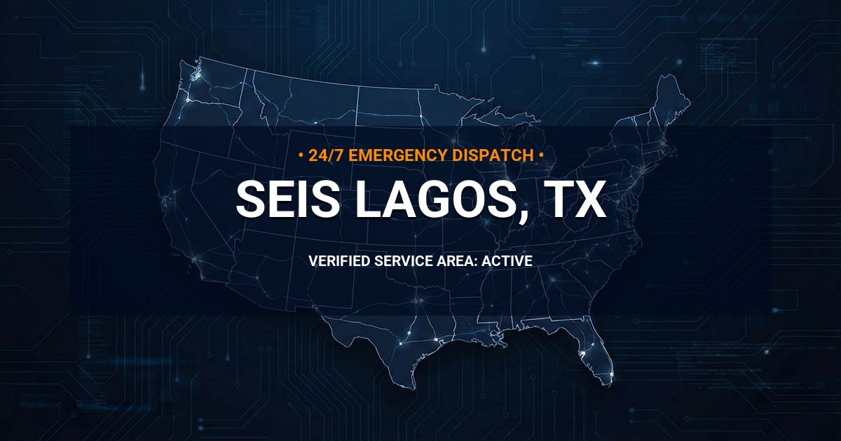 Emergency Plumbing Dispatch Map for Plumbing Services: Seis Lagos, TX