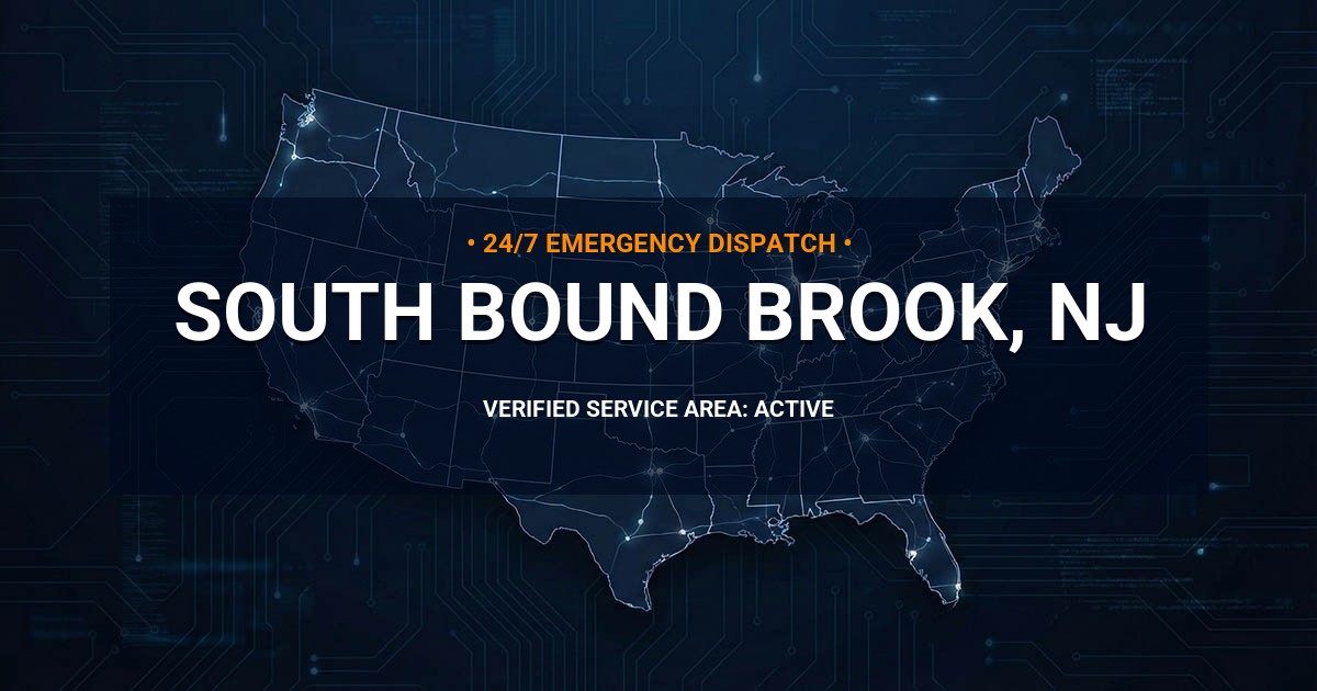 Emergency Plumbing Dispatch Map for Plumbing Services: South Bound Brook, NJ