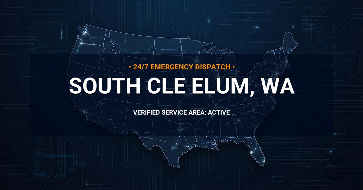 Emergency Plumbing Dispatch Map for Plumbing Services: South Cle Elum, WA