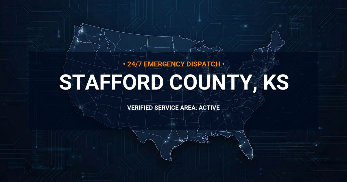 Emergency Plumbing Dispatch Map for Stafford County Plumbing Logistics