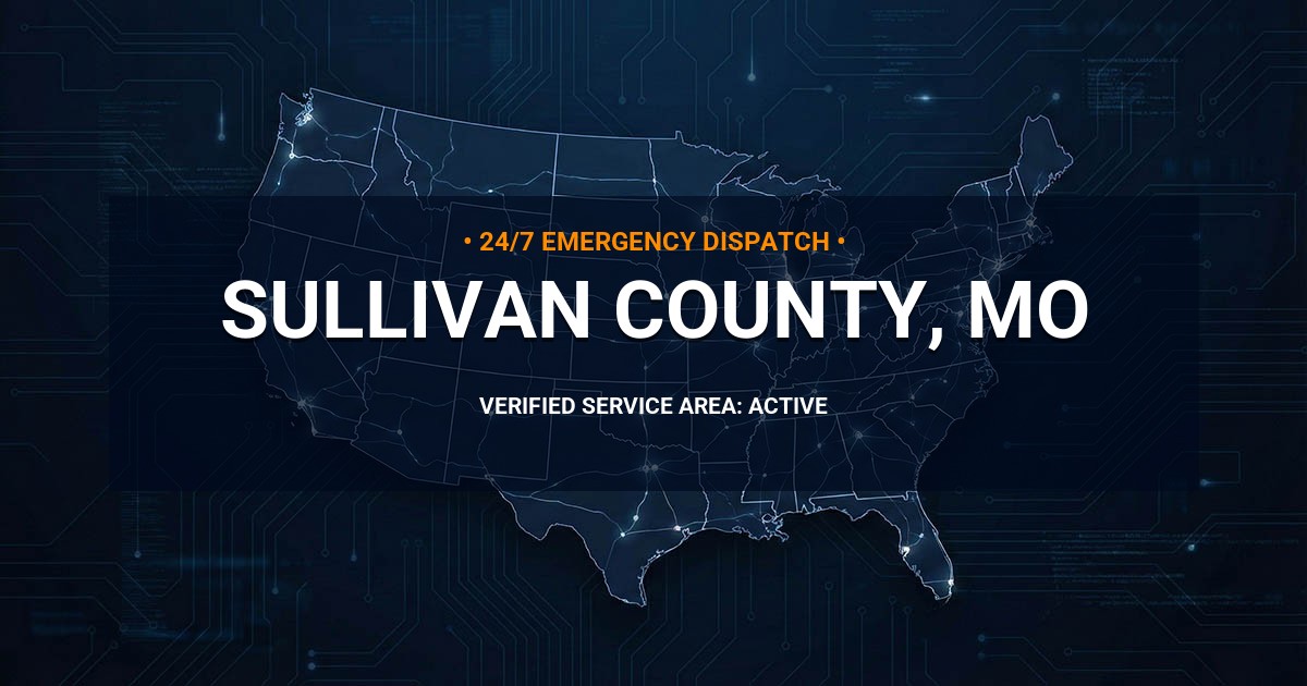 Emergency Plumbing Dispatch Map for Sullivan County Plumbing Logistics