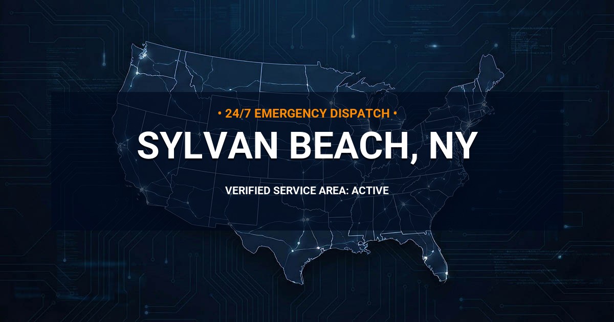 Emergency Plumbing Dispatch Map for Plumbing Services: Sylvan Beach, NY