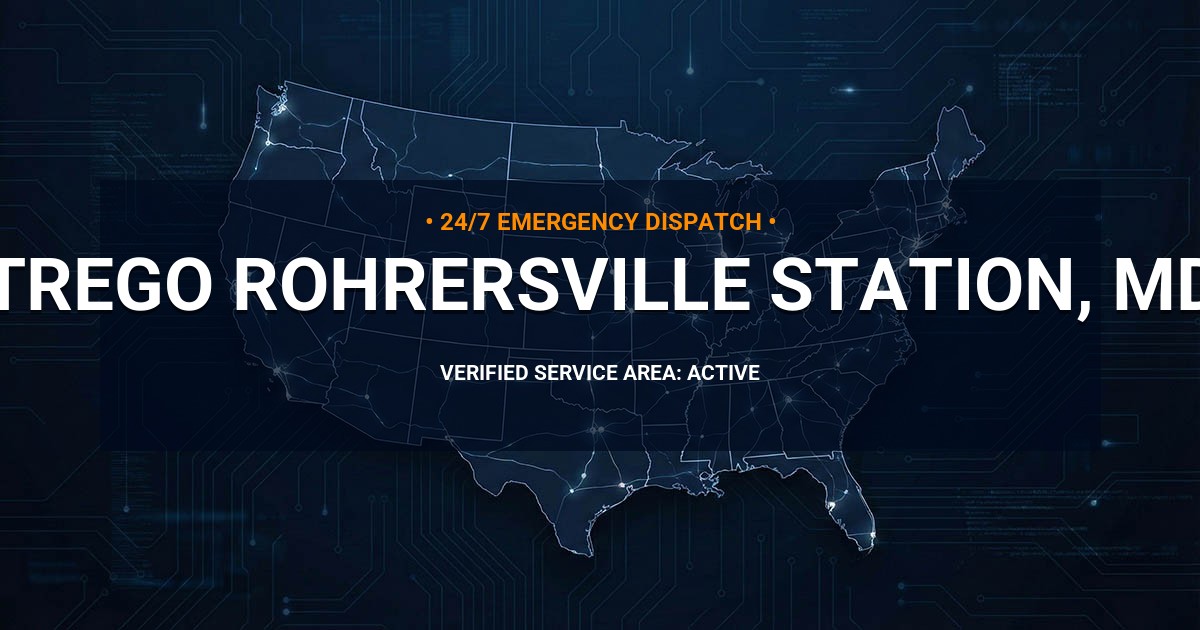 Emergency Plumbing Dispatch Map for Plumbing Services: Trego-Rohrersville Station, MD
