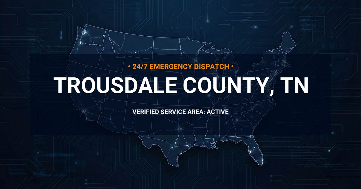 Emergency Plumbing Dispatch Map for Trousdale County Plumbing Logistics