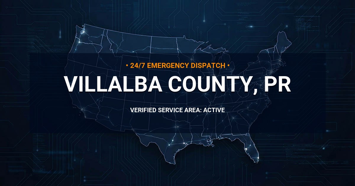 Emergency Plumbing Dispatch Map for Villalba County Plumbing Logistics
