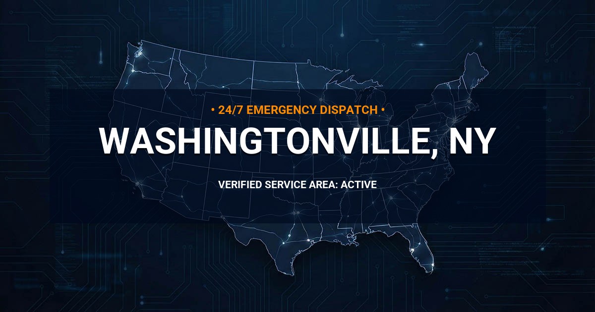 Emergency Plumbing Dispatch Map for Plumbing Services: Washingtonville, NY